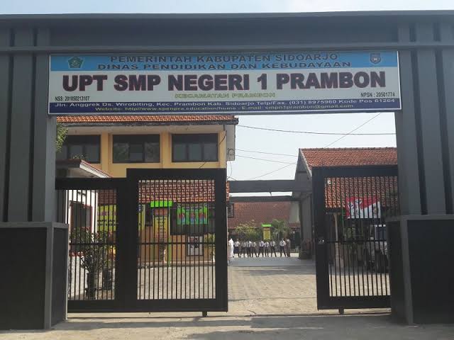 AKAN BERTAMBAH: SMPN 1 Prambon menjadi satu-satunya SMPN di Prambon.