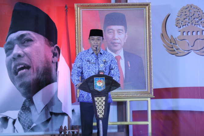 CATAT REKOR: Pecahkan rekor, Munas IX Korpri secara aklamasi memilih kembali  Zudan Arif Fakrulloh sebagai Ketum Korpri Periode ke-2. (NET)