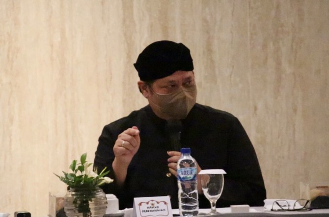 Menko Perekonomian Airlangga Hartarto