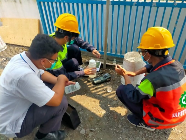 BARU: Uji coba sistem pengadaan air minum dengan teknologi DOF.