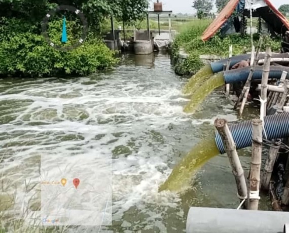 ANTISIPASI: Pompa air yang ada di Kecamatan Tanggulangin kembali beroperasi. (IST)