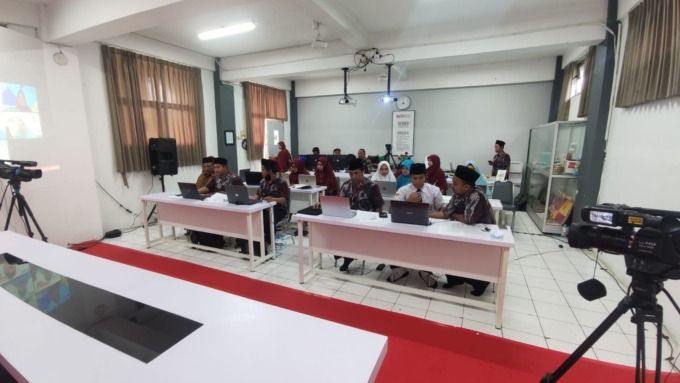 PENILAIAN: Seluruh Civitas SMP DAFI turut berpartisipasi dalam kegiatan akreditasi. (Ist)