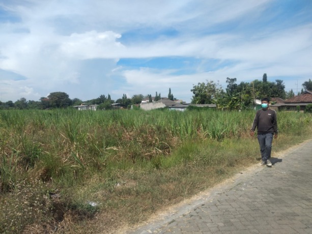 TARGET PEMBANGUNAN: Lahan yang akan dibangun SMPN 2 Prambon. (HENDRIK MUCHLISON/RADAR SIDOARJO)