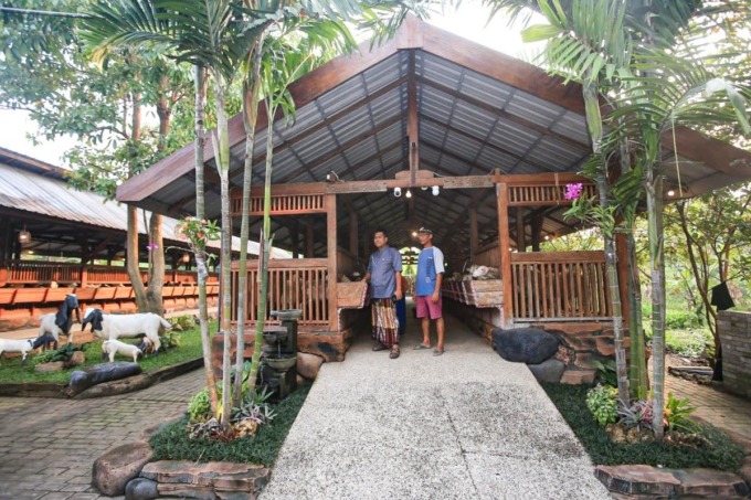 BERSIH: Peternakan kambing milik Slamet di Desa Bulang, Kecamatan Prambon. (IST)