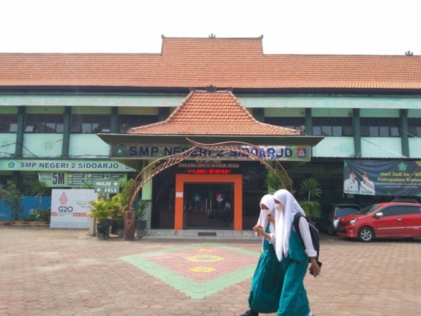 BERSIAP: SMPN 2 Sidoarjo menjadi salah satu sekolah yang menerima jalur Kelas Khusus Olahraga. (IST)