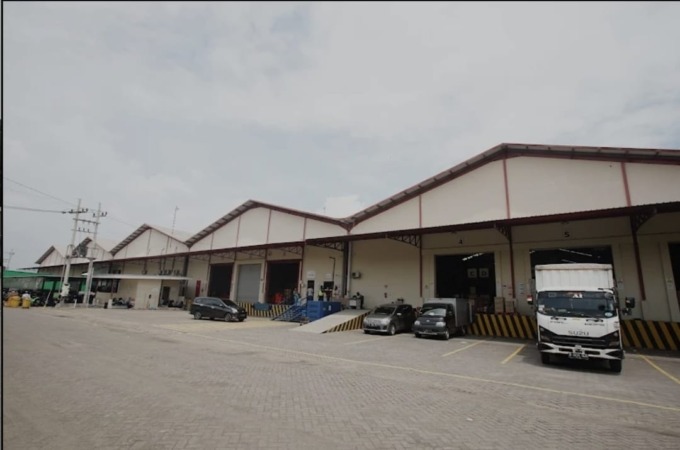 BERPERAN: Salah satu kawasan industri dan pergudangan yang ada di Sidoarjo.