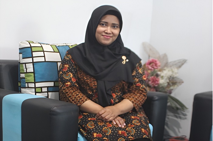 Siti Shofiyah , Ketua Dharma Wanita Persatuan Perumdam Tirta Kencana Jombang