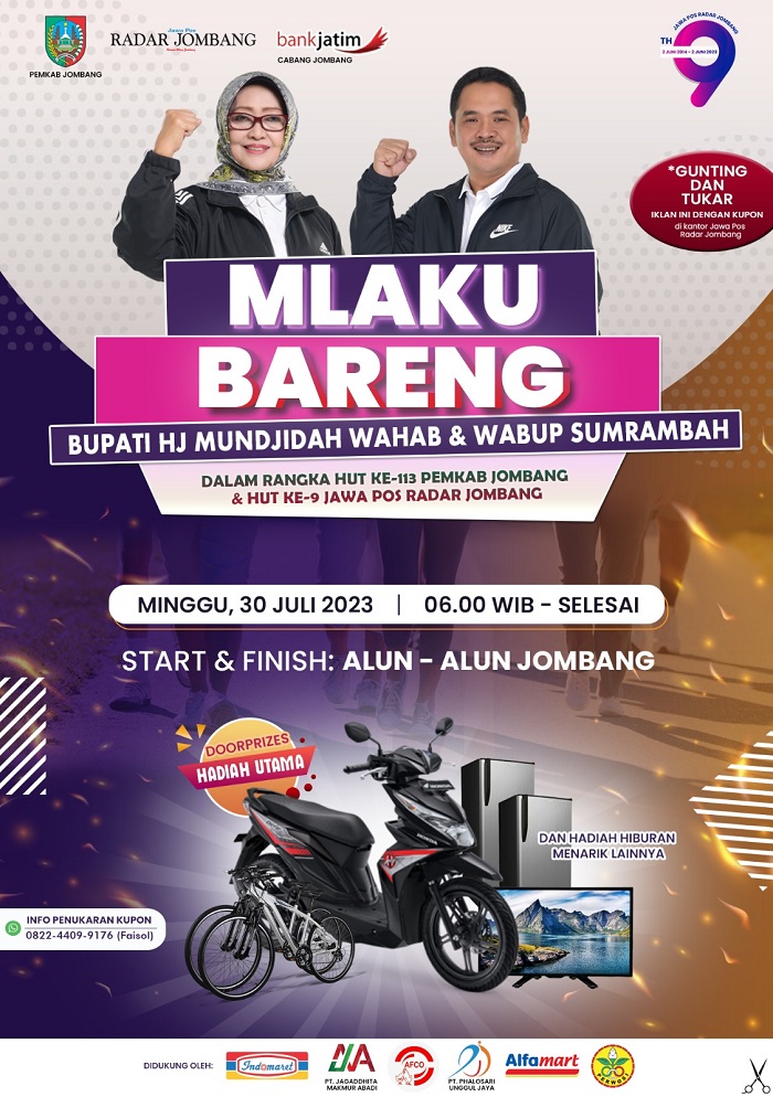 Contoh kupon mlaku bareng yang bisa ditukarkan