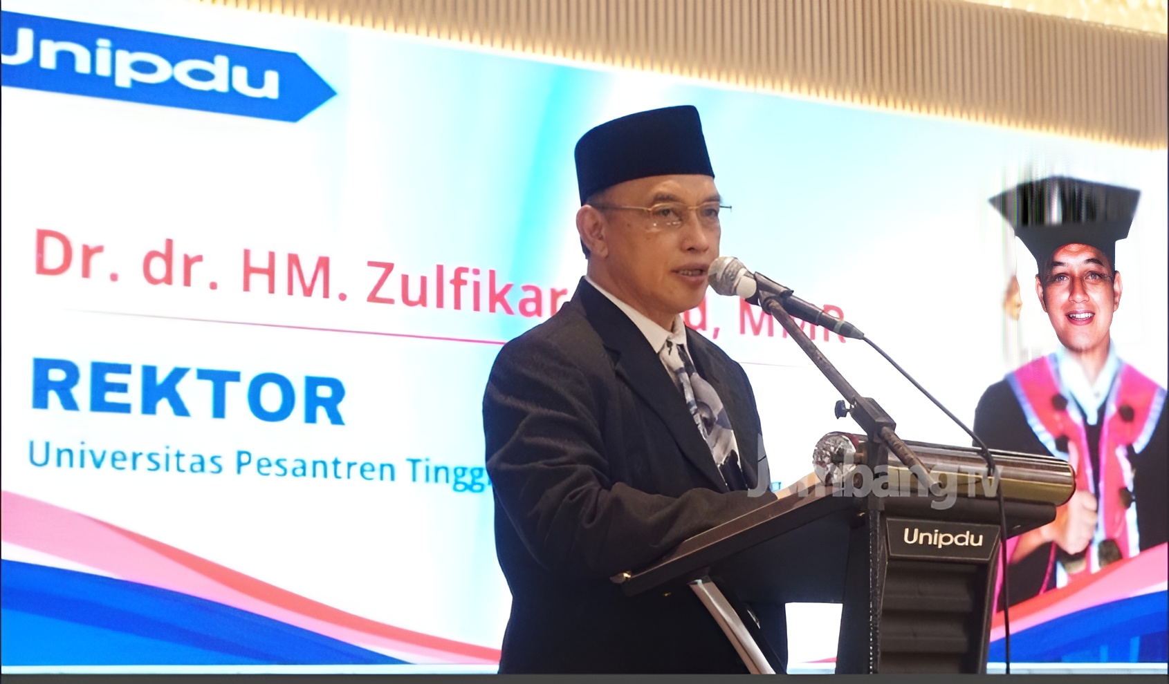 Dr dr HM Zulfikar As&rsquo;ad MMR, Rektor Unipdu Jombang