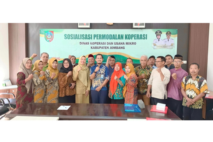 Sosialisasi permodalan koperasi yang digelar Dinkop UM Jombang
