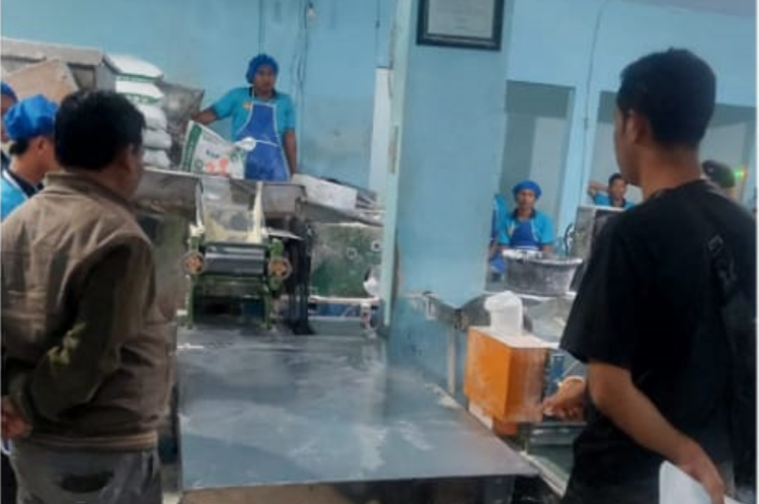 Lokasi tempat korban bekerja sebelum kejang-kejang dan tewas