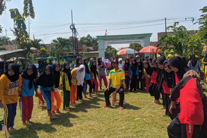 Lomba yang digelar untuk siswa merayakan HUT ke-78 Kemerdekaan RI di SMPN 2 Jogoroto