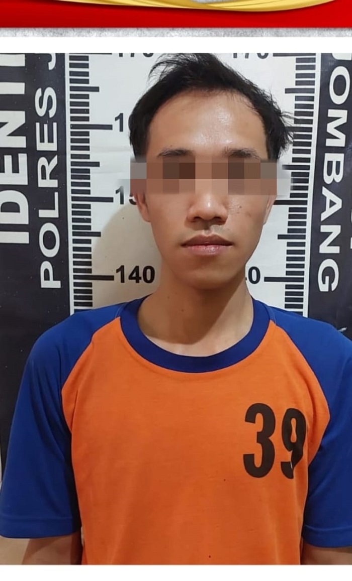 M Febri Setyawan, 31, pelaku penggelapan uang perusahaan di Kecamatan Diwek, Jombang
