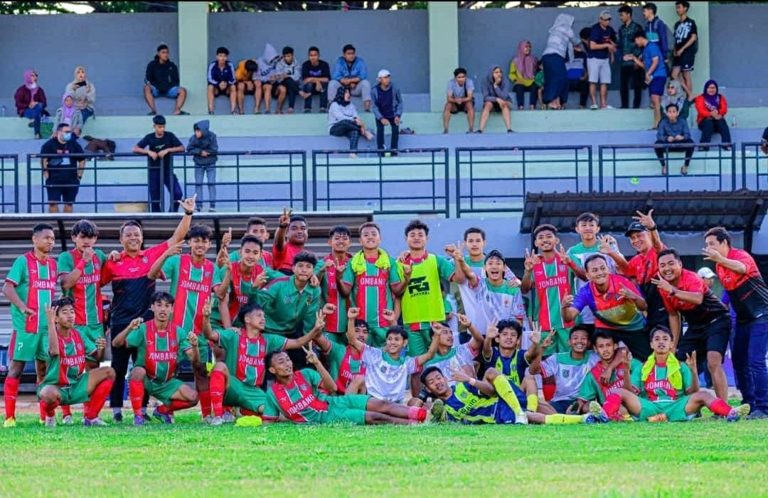 Tim sepak bola Jombang di Porprov Jatim 2023 dipastikan pulang lebih awal usai kalah dari Sidoarjo