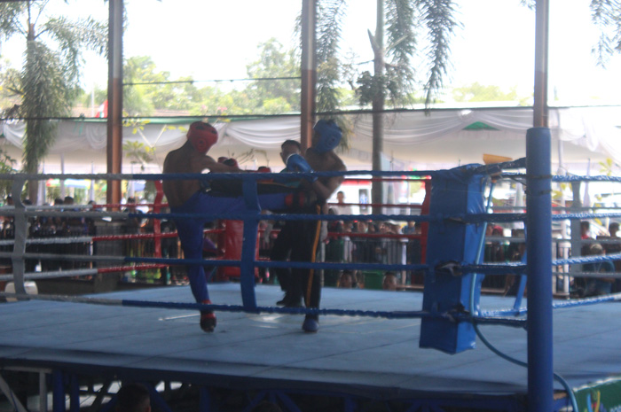 Pertadingan Kickboxing Porprov Jatim 2023 di Jombang