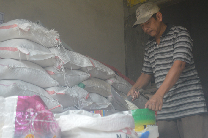 Pedagang beras di pasar koplakan, PCN Jombang