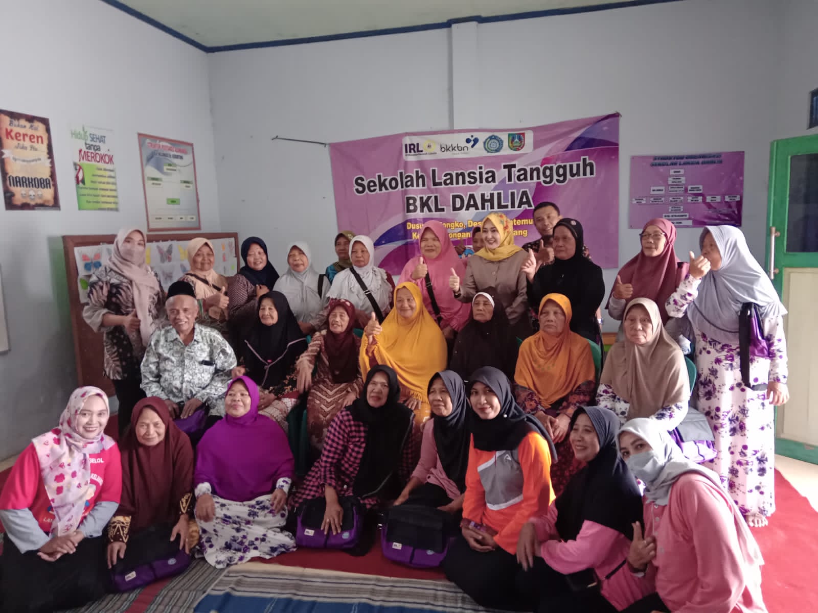 Kegiatan selantang (sekolah lansia tangguh) yang diselenggarakan DPPKB PPPA Jombang