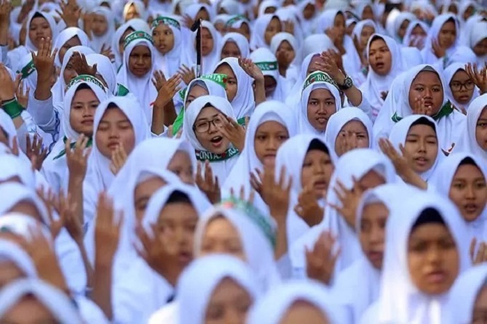 Ilustrasi kegiatan maulid nabi di Jawa Timur beberapa waktu lalu