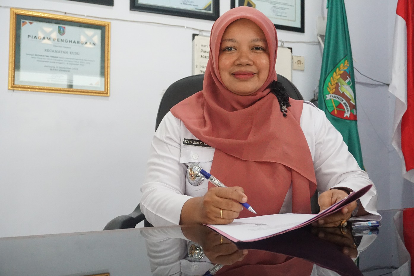 Camat Kudu Wiwik Eko Ratna