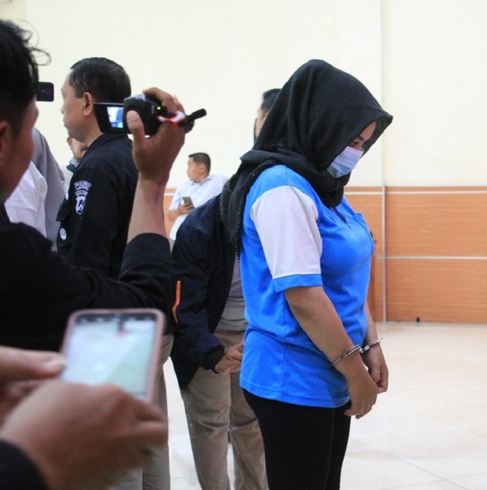 Mimik, budak sabu asal Mojokerto yang dibekuk Satreskoba Polres Jombang