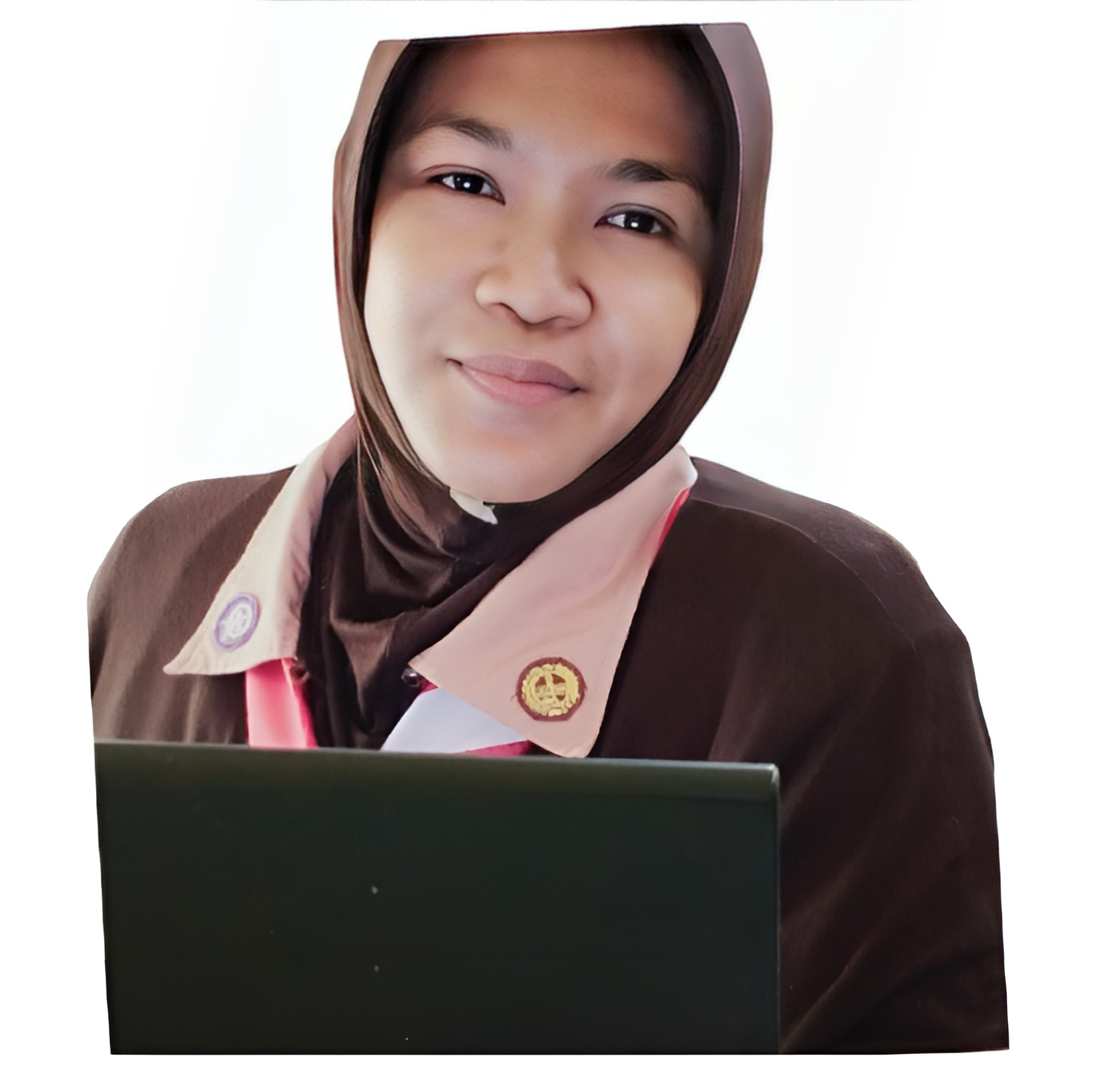 Sri Uma Mulyani di sela kegiatannya mengajar di SMPN 1 Ngoro