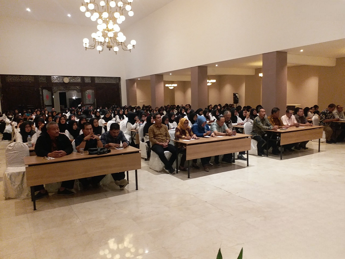: Para kader pembangunan manusia (KPM) mengikuti bimtek yang diadakan DPMD beberapa waktu lalu