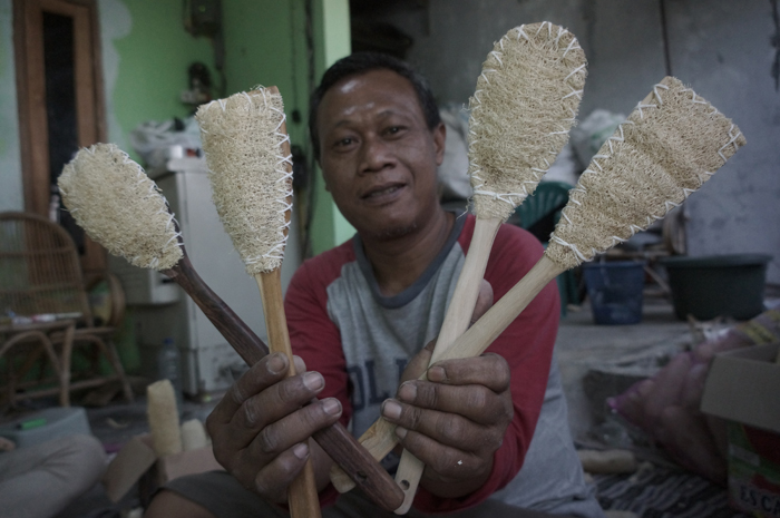 Manfaatkan Gambas Kering, Pria di Jombang ini Sukses Raup Cuan
