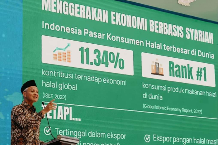 Ganjar Pranowo hadir dalam Rakernas LDII 2023 di Pondok Pesantren Minhajurrosyidin, Lubang Buaya, Jakarta Timur, pada Rabu (8/11) lalu.
