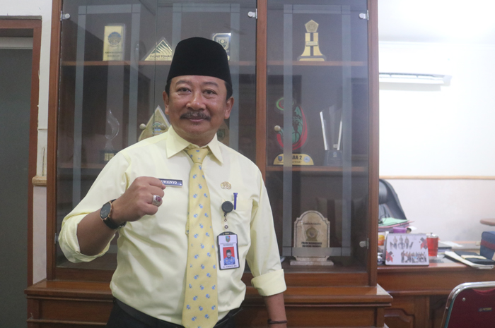 Kepala DInas Perdagangan dan perindustrian (Disdagrin) Kabupaten Jombang Suwignyo