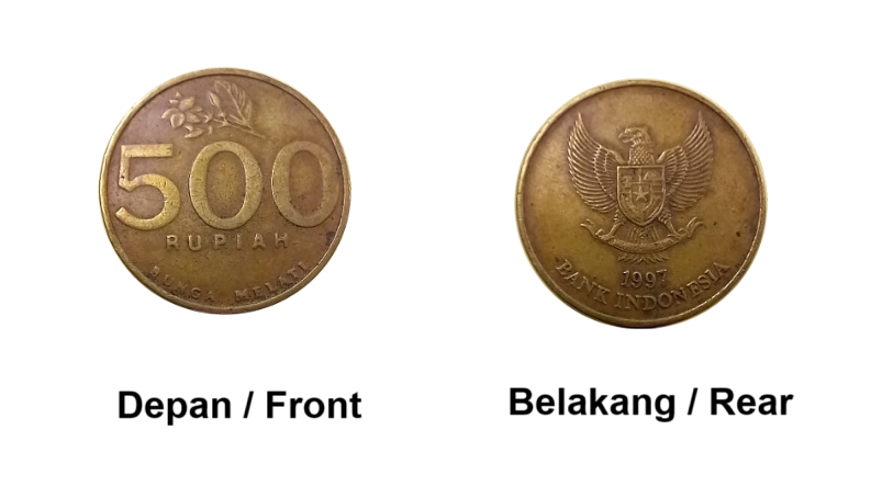 Uang logam Rp 500 tahun emisi 1997