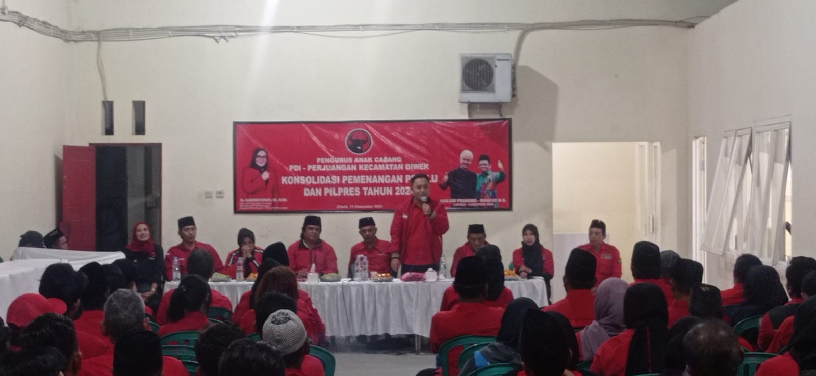 Salah satu kegiatan konsolidasi yang digelar DPC PDIP Jombang untuk mengawal kemenangan Ganjar-Mahfud