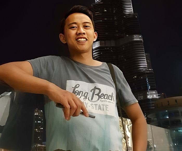 Adam Agung Setyawan, warga Sambong Santren, RT 5, RW 1, Kecamatan Jombang yang kini tinggal di Al Reem Island Abu Dhabi Uni emirat Arab.