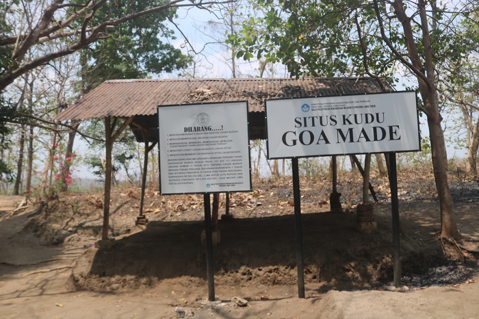Situs Goa Made di Kudu, Jombang ini diduga adalah bunker kuno yang jadi persembunyian orang penting di era kerajaan kala perang bergejolak.