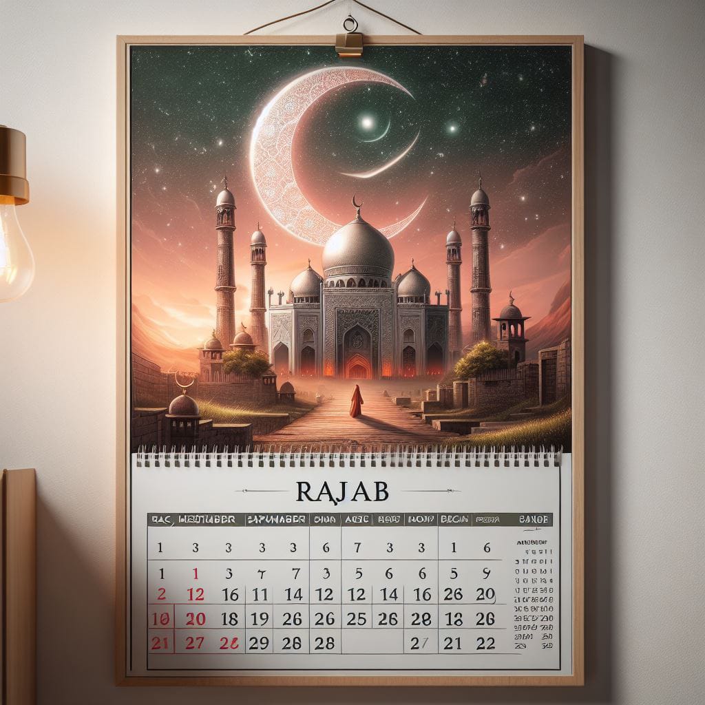 Ilustrasi bulan rajab