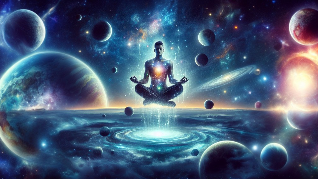 Ilustrasi gambar seseorang yg mengalami kebangkitan spiritual