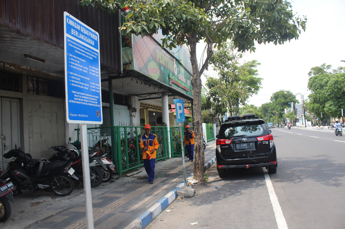 Ilustrasi parkir berlangganan di Jombang. Pemkab Jombang, bisa mendapat PAD dari parkir berlangganan hingga Rp 6 miliar tanpa berkeringan setiap tahunnya.