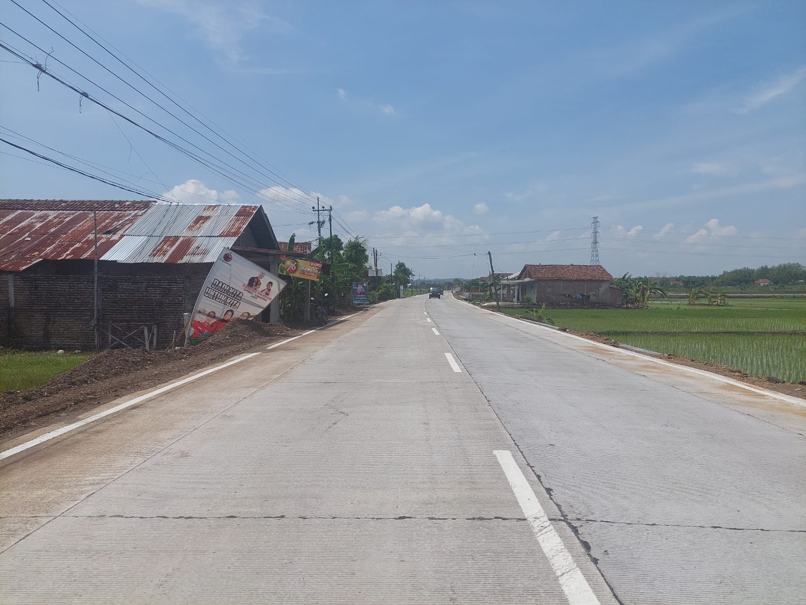 Ruas kabuh-tapen ini akan jadi titik jalan yang terhubung dengan jalan baru untuk kawasan industri utara brantas