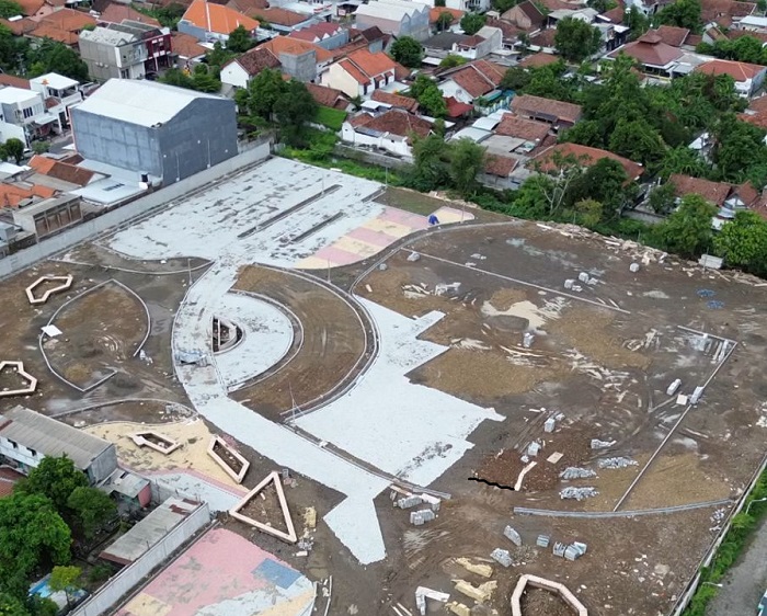 Proyek sentra PKL Ahmad Dahlan Jombang yang gagal dibangun