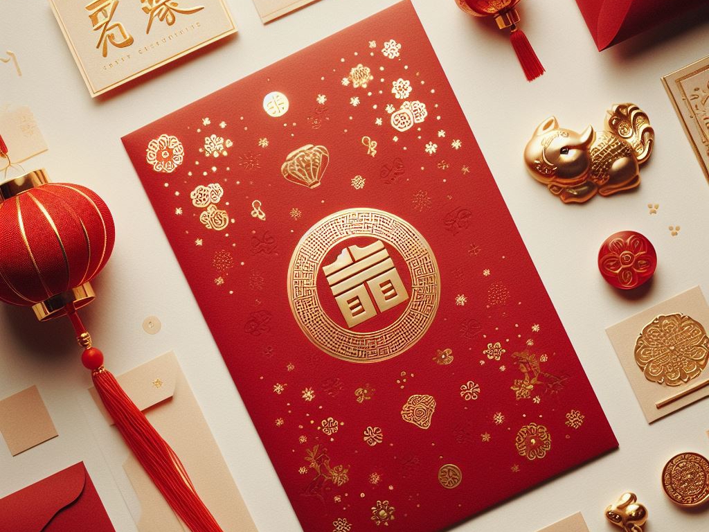 Gambar angpao yang sering dibagikan ketika perayaan Imlek