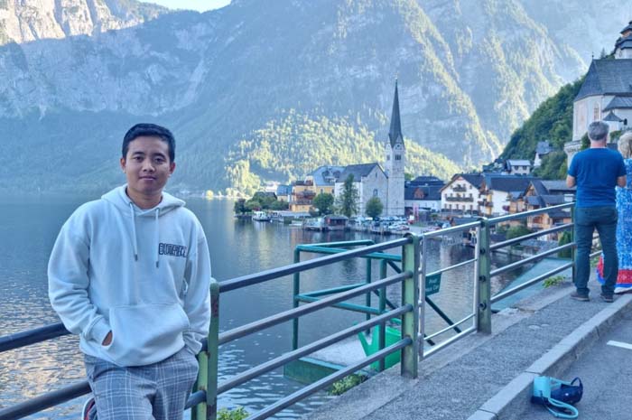 Pungki Arista Vinuji, pemuda asal Keplaksari, Peterongan Jombang yang kini bekerja di Hungaria
