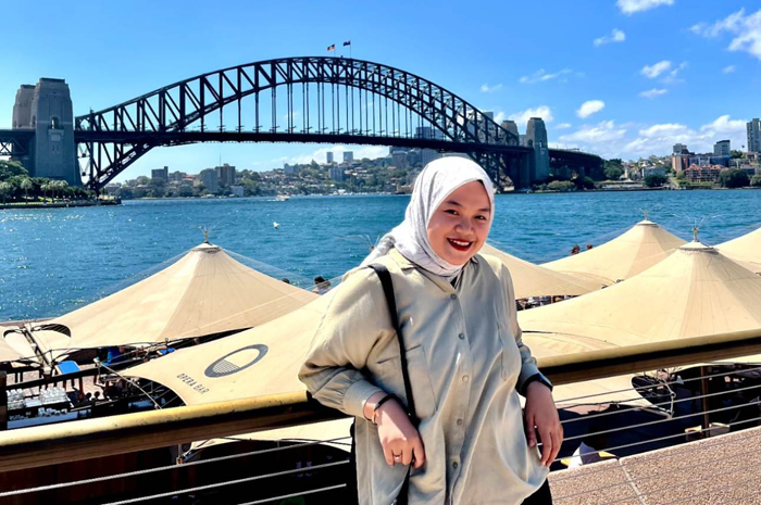 Rafita Sari, gadis Jombang yang kini melanjutkan studi S2 nya di Australia