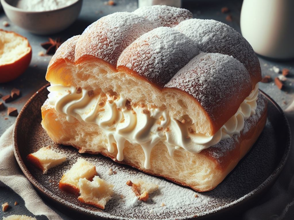 Ilustrasi Milk bun with cream, ini resep dan cara membuatnya di rumah