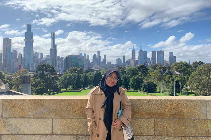 Yulia Puspita Arum, Wanita asal Jombang yang kini melanjutkan kuliah S2 di Australia