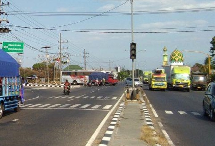 Jalan Nasional di Mojoagung Jombang ini bakal dihibahkan ke Pemkab Jombang, statusnya pun bakal turun kelas jadi jalan kabupaten