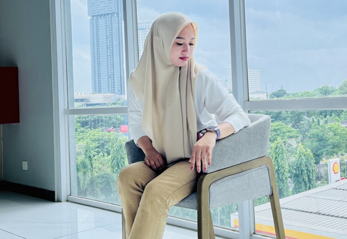 Ria Yustina yang bisa selalu tampil cantik dan ideal. Ini rahasianya