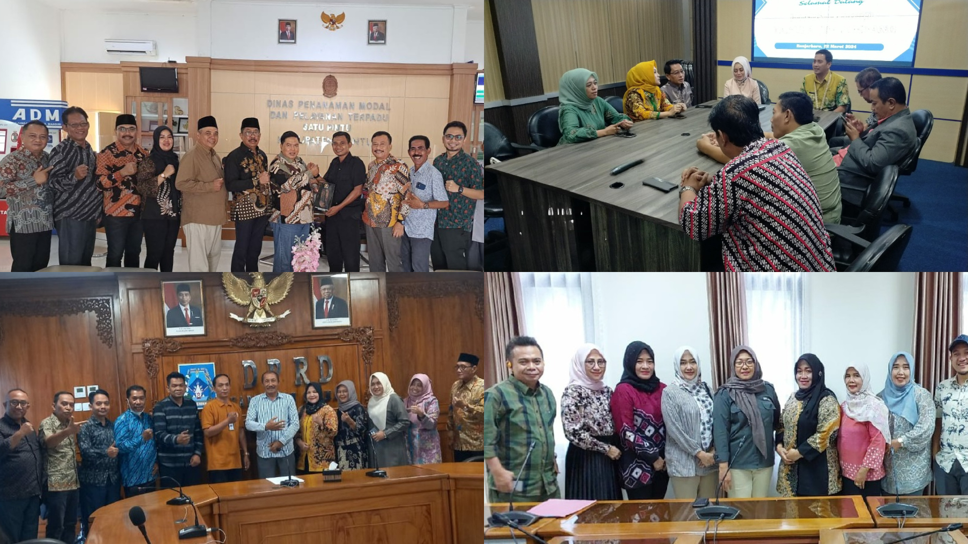 4 Komisi DPRD Jombang melakukan kunker ke sejumlah kota di DIY dan Kalimantan