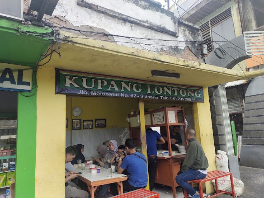 Kupang lontong Pak Misari di Sidoarjo