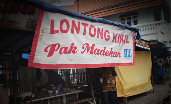 kuliner lontong kikil pak madekan