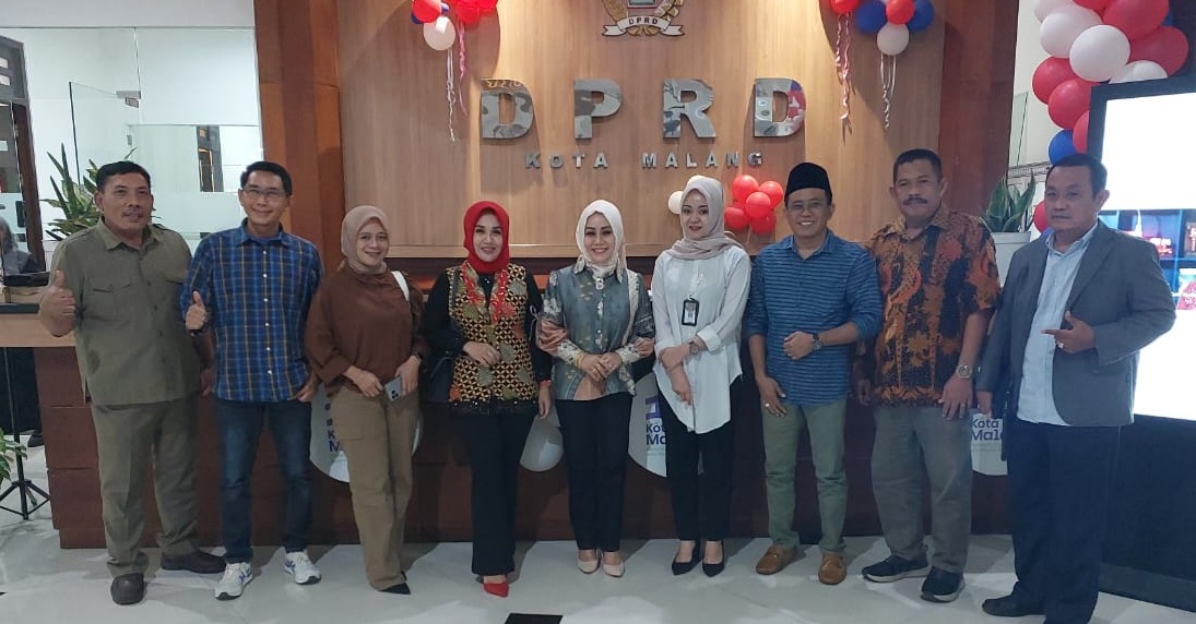 Komisi C DPRD Jombang saat melaksanakan kunker ke DPRD Kota Malang
