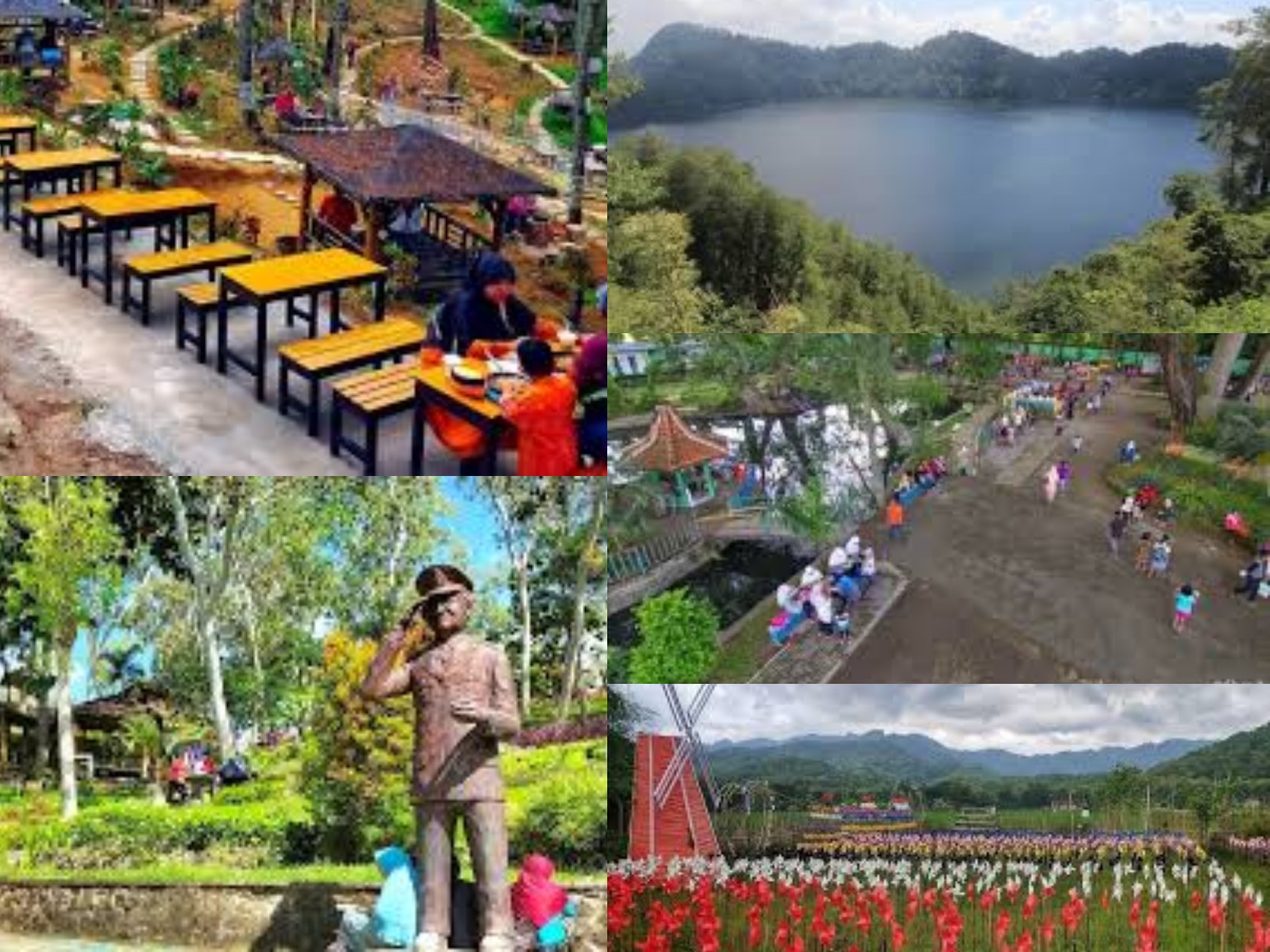 Ilustrasi sejumlah objek wisata di Ponorogo yang bisa jadi pilihan habiskan waktu libur